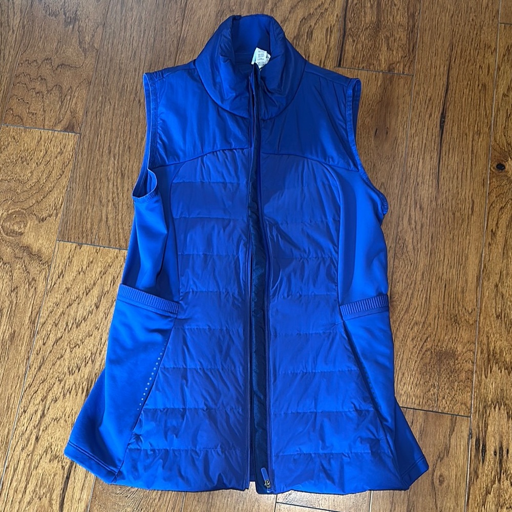 Women's Blue Puffer Vest